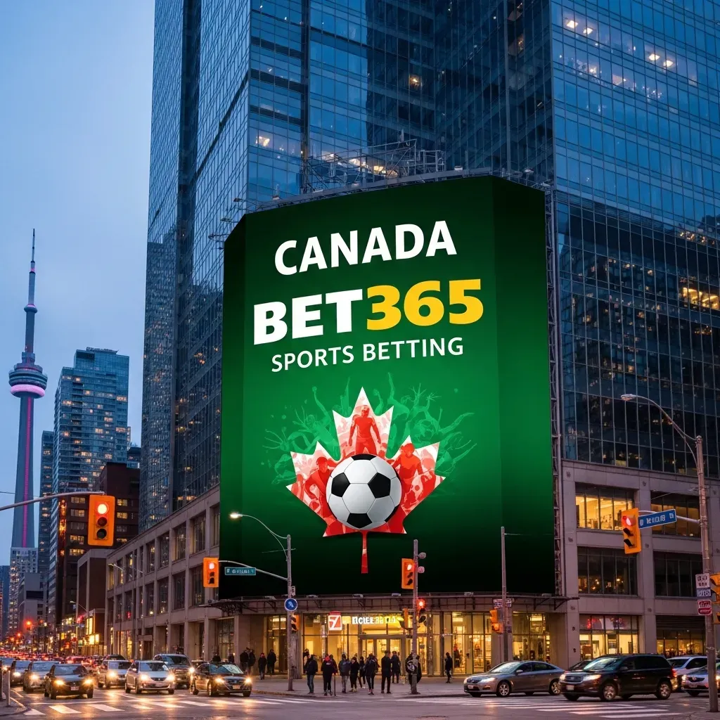 canada bet365 Bet365 Canada sports betting billboard on a Toronto city building